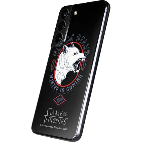 Game of Thrones: House Stark Direwolf Galaxy S22 Skin